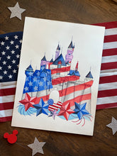 Load image into Gallery viewer, ‘The Stars and Stripes Castle’ Art Print