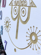 Load image into Gallery viewer, 24” Deluxe Carved Small World Clock PREORDER