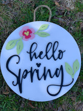 Load image into Gallery viewer, Hello Spring DOOR HANGER (Preorder)