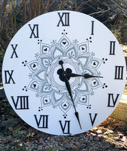Load image into Gallery viewer, 26” Mandala Mouse Clock CUSTOM (Preorder)
