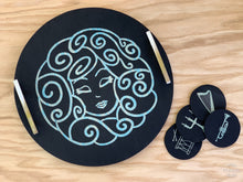 Load image into Gallery viewer, Madame Leota Tray and Coaster Set