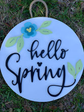 Load image into Gallery viewer, Hello Spring DOOR HANGER (Preorder)