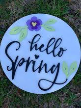 Load image into Gallery viewer, Hello Spring SIGN (Preorder)