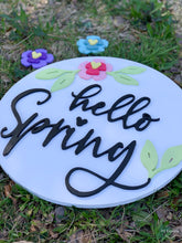 Load image into Gallery viewer, Hello Spring DOOR HANGER (Preorder)
