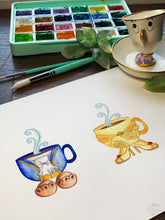 Load image into Gallery viewer, ‘Couples Cups’ Art Print (Single)