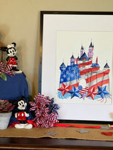 Load image into Gallery viewer, ‘The Stars and Stripes Castle’ Art Print
