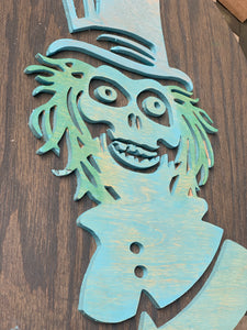 Hat Box Ghost Character Sign