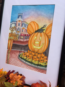 ‘Magic Pumpkin on Main’ Art Print