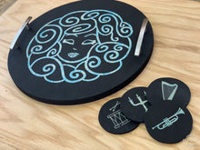 Load image into Gallery viewer, Madame Leota Tray and Coaster Set
